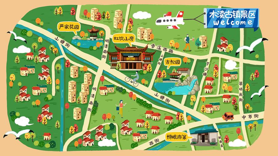 重庆手绘地图：一机在手，智慧景区游览无忧